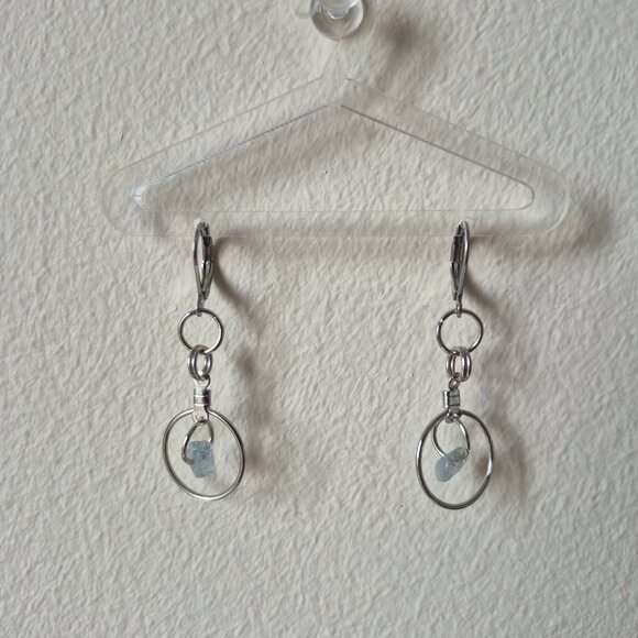 Dainty Crystal Accent Earrings - Picture 5 of 12
